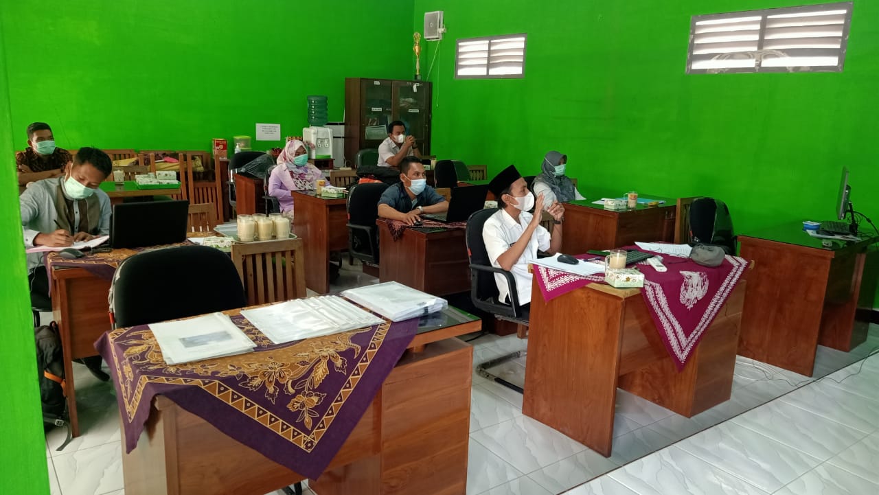 Zoom Meeting dalam rangka Monitoring dan Evaluasi Serapan Dais Tahap Pertama