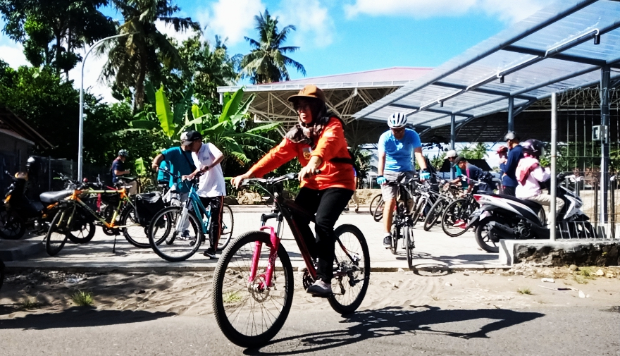 Gowes Jelajah Situs Pleret Bersama Instansi Terkait