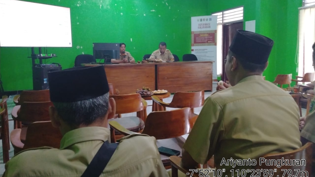 Rapat Koordinasi Pamong Kalurahan Pleret