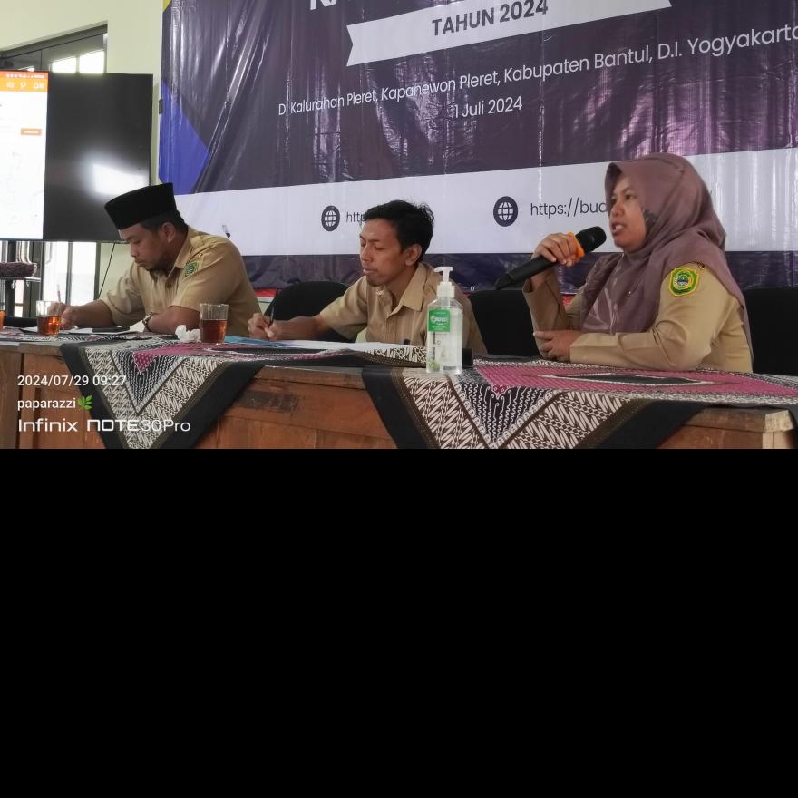 Rapat Koordinasi Pemerintahan Kalurahan Pleret