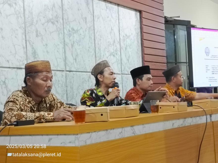 Rapat Koordinasi dan Arahan Persiapan Seleksi Desa Mandiri Budaya 2025