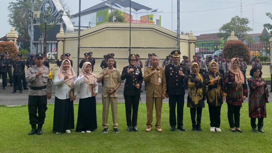 KWT Puspa Gemari Kedaton Juara 1 Lomba Pekarangan Pangan Bergizi Polres Bantul 